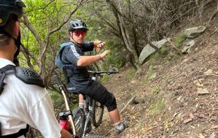 Unterwegs im Bikepark